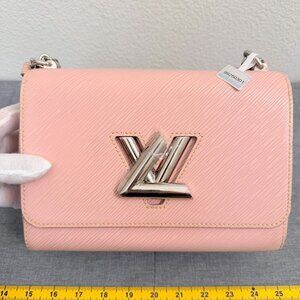 Louis Vuitton Twist Wallet On Chain Pink Epi Leather LV WOC Crossbody